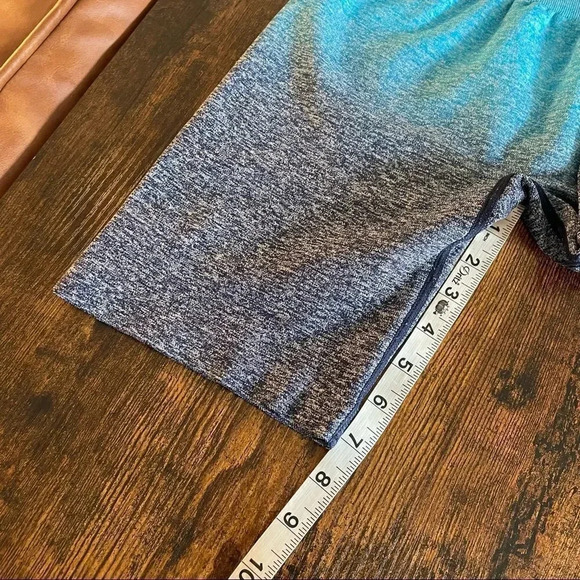 Running Girl ombre blue biker shorts - Picture 10 of 16